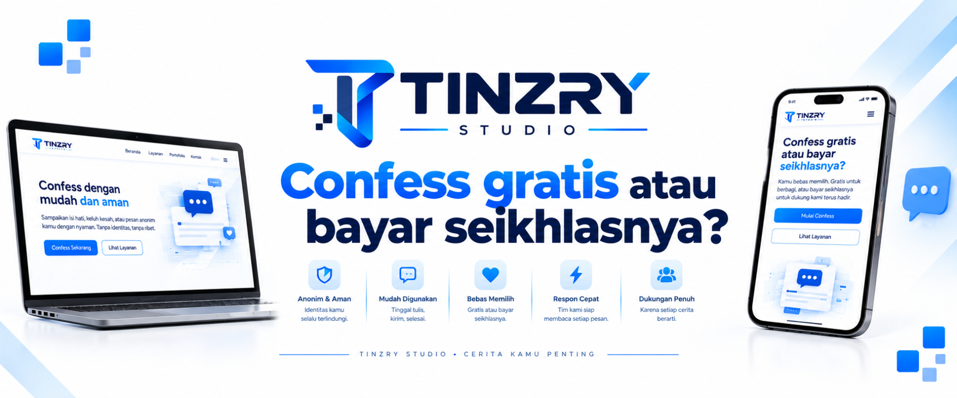 Confess gratis atau bayar seikhlasnya?