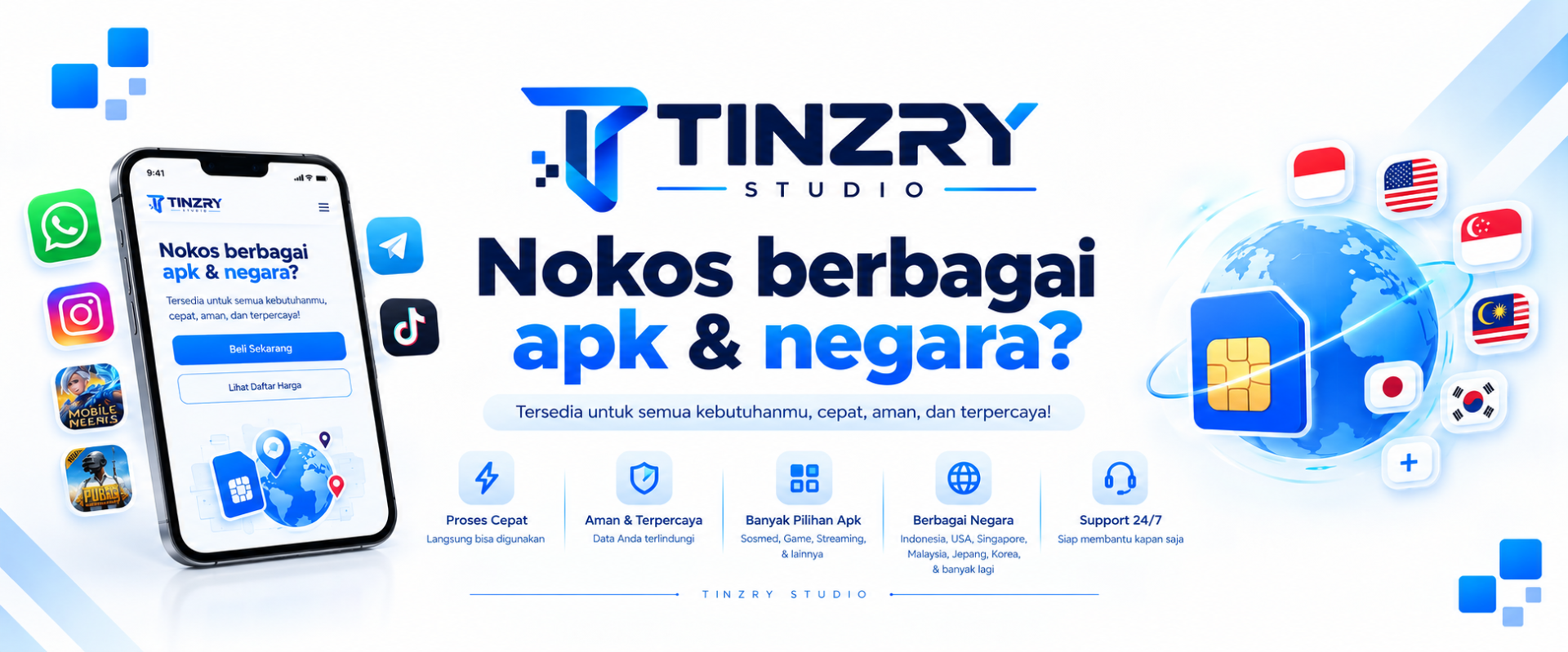 Nokos berbagai apk & negara?